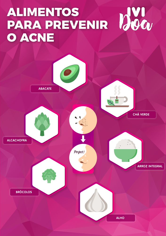 alimentos para prevenir o acne